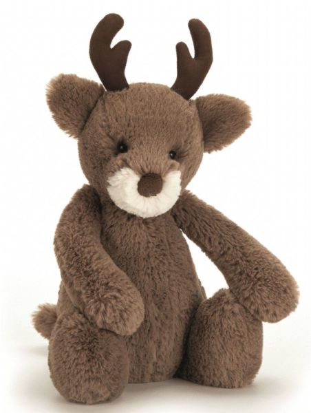 Jellycat Peluche Renne Reindeer Bashful Medium - 31 cm